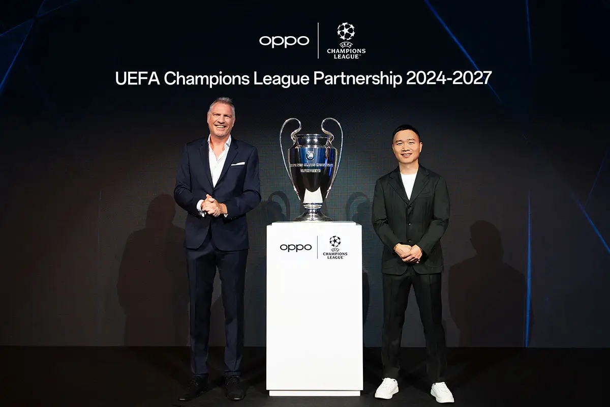 Oppo rinnova la partnership con Uefa