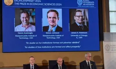 Premio Nobel per l'Economia 2024: il riconoscimento va a Daron Acemoglu, Simon Johnson e James A. Robinson