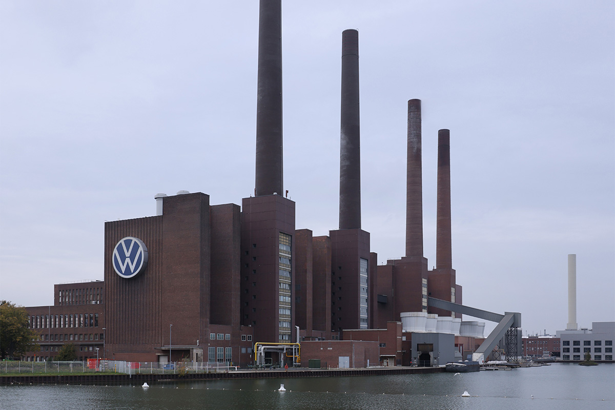 Lo stabilimento Volkswagen di Wolfsburg (Germania)