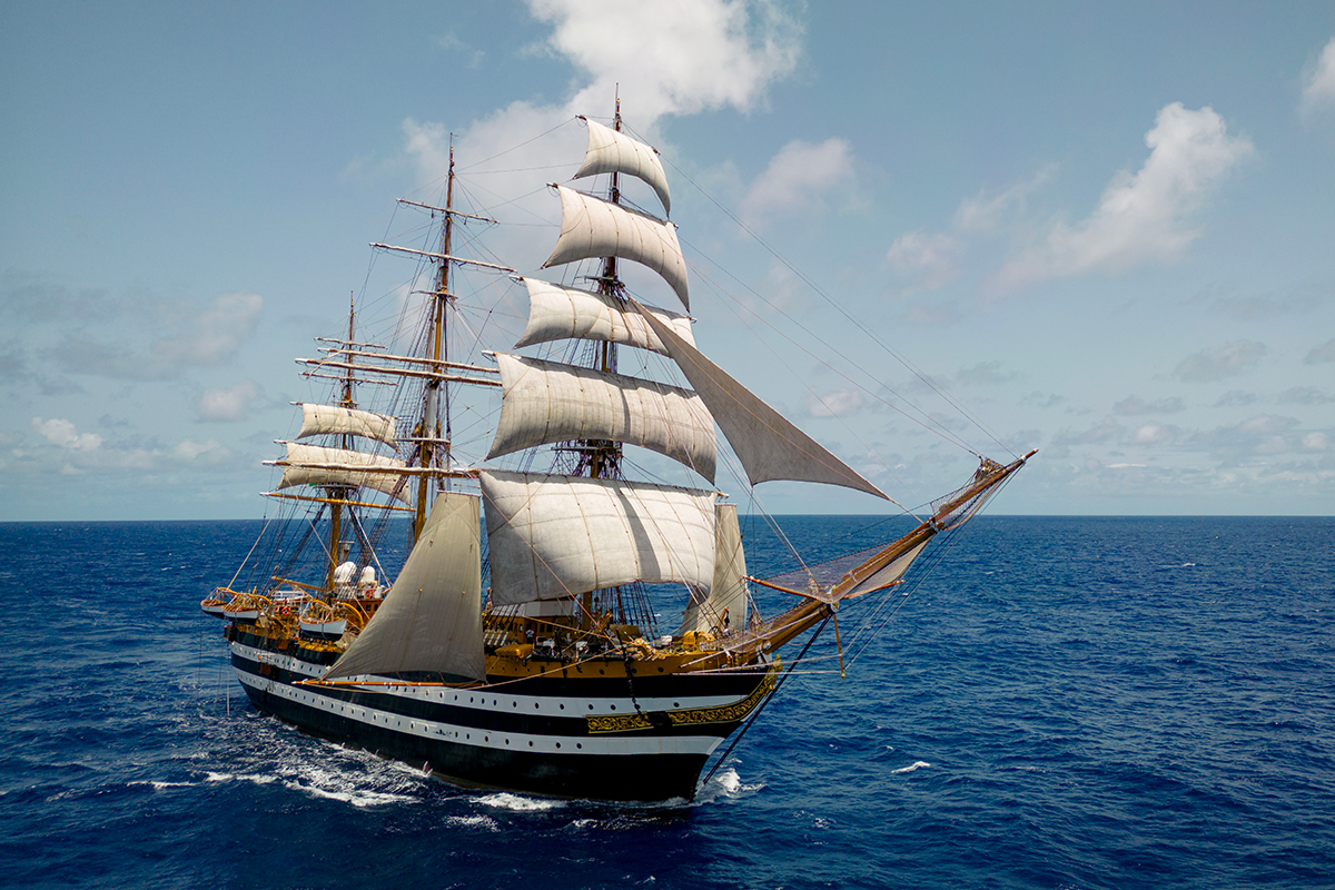 L'Amerigo Vespucci torna a casa